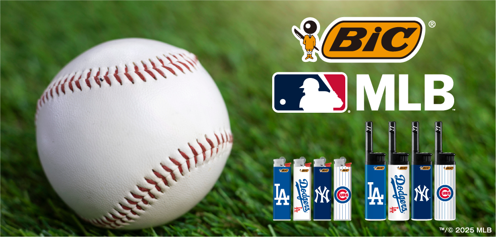 話題のMLBとBICライターの夢のコラボが実現 !